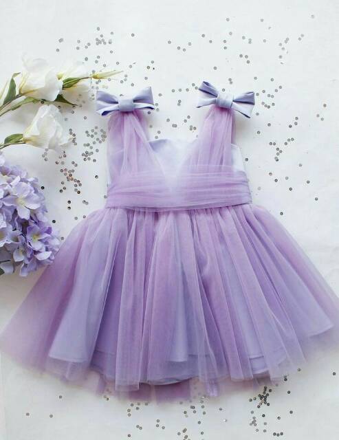 DISKON SALE 50%  Gaun kayla hifza dress pesta ulang tahun aqiqah baptis dress bayi neychan