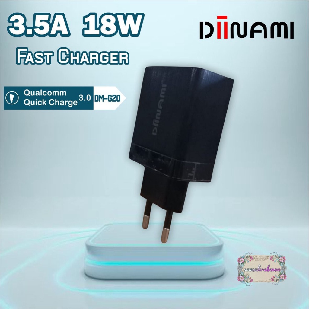 G20 DIINAMI 3A 18W Qualcomm QC3.0 Fast Charger Quick Charger Adaptor Ori GARANSI 1BULAN SB3099