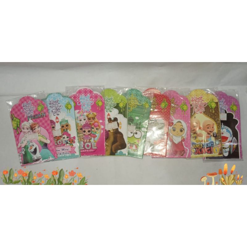 

Amplop lebaran karakter lucu randem