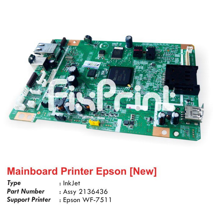 Mainboard Printer Epson Workforce WF-7511 Motherboard WF7511 Logic Board WF 7511 Original 216498203