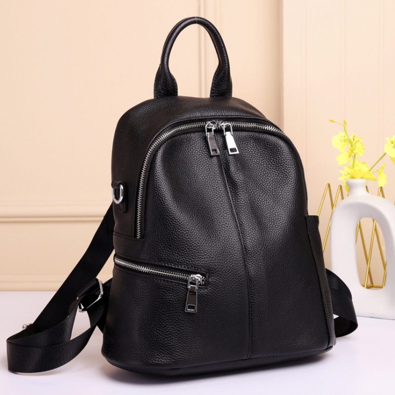 Eropa  Amerika Fashion Wanita Tas Lapisan Pertama Kulit Sapi Kapasitas Besar Tas Kulit Asli  Wanita 