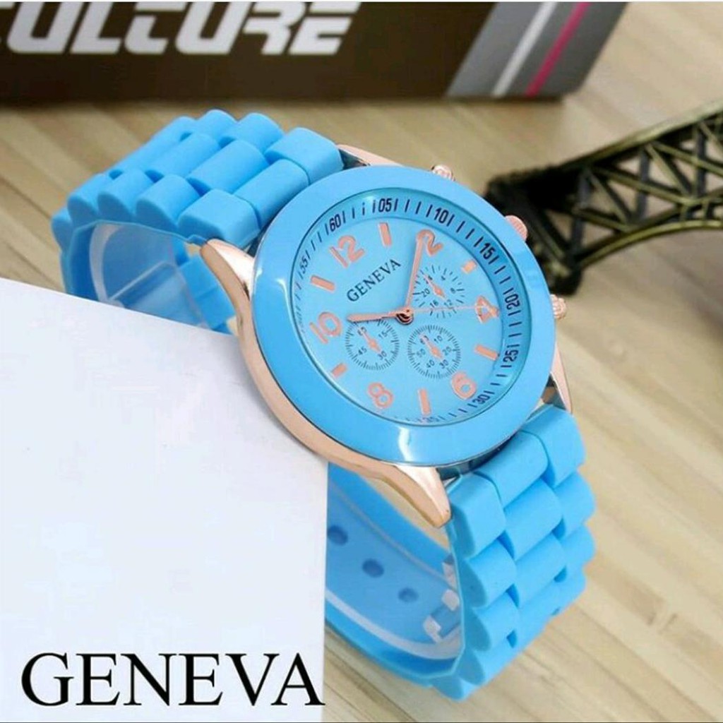 124 Geneva Jam Tangan Wanita Fashion watch Jam Tangan Cewek Jamtangan Jam tangan Murah Jam Cewe-8