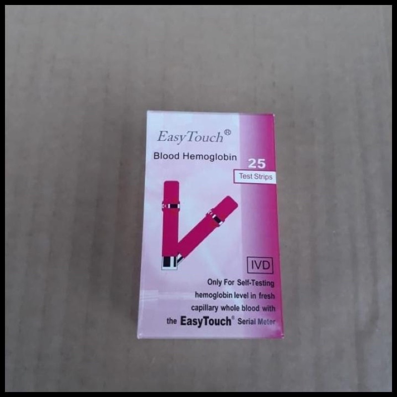 strip easytouch hemoglobin HB / isi 25 strip