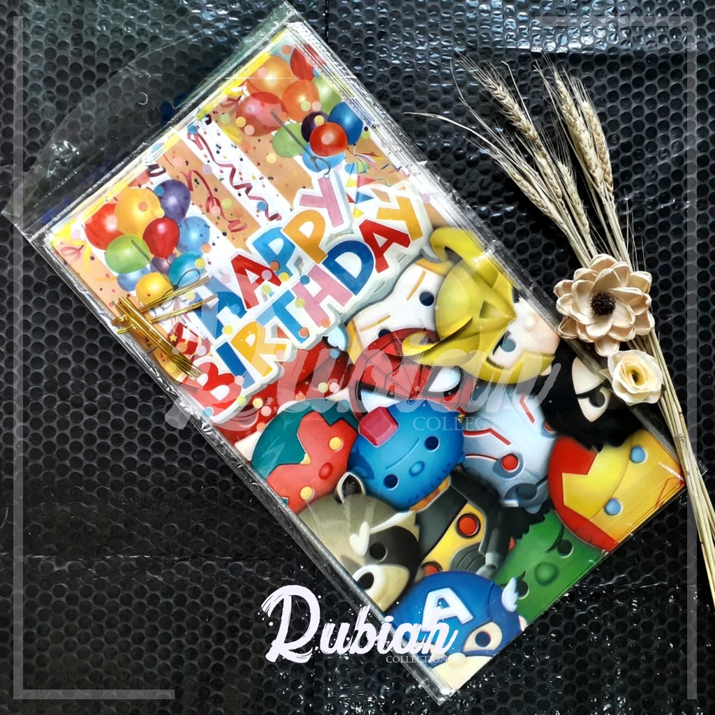 

Plastik OPP Ulang Tahun L Avenger