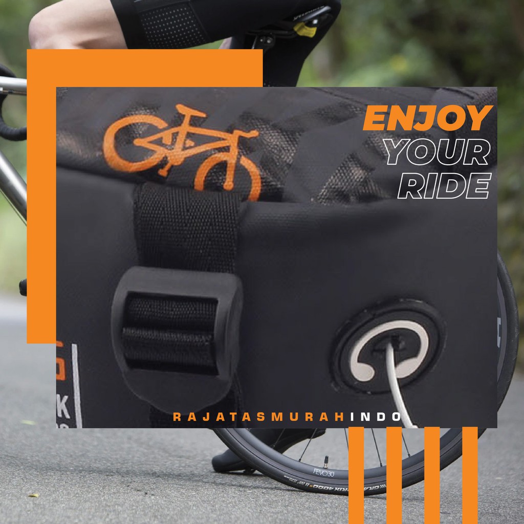 Gear Bag BICYCLE TO WORK Port -13135 - WITH EARPHONE HOLE Tas Sepeda Slempang Pria Waist Bag Outdoor