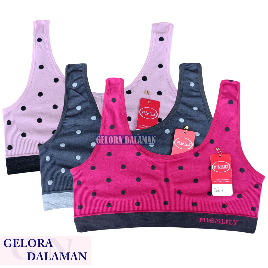 1Pcs Miniset Rajut Motif Pulkadot