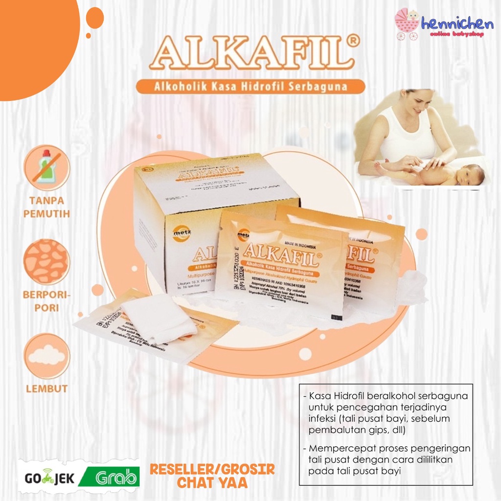 Alkafil Kasa Alkohol Tali Pusar Bayi GOOD QUALITY