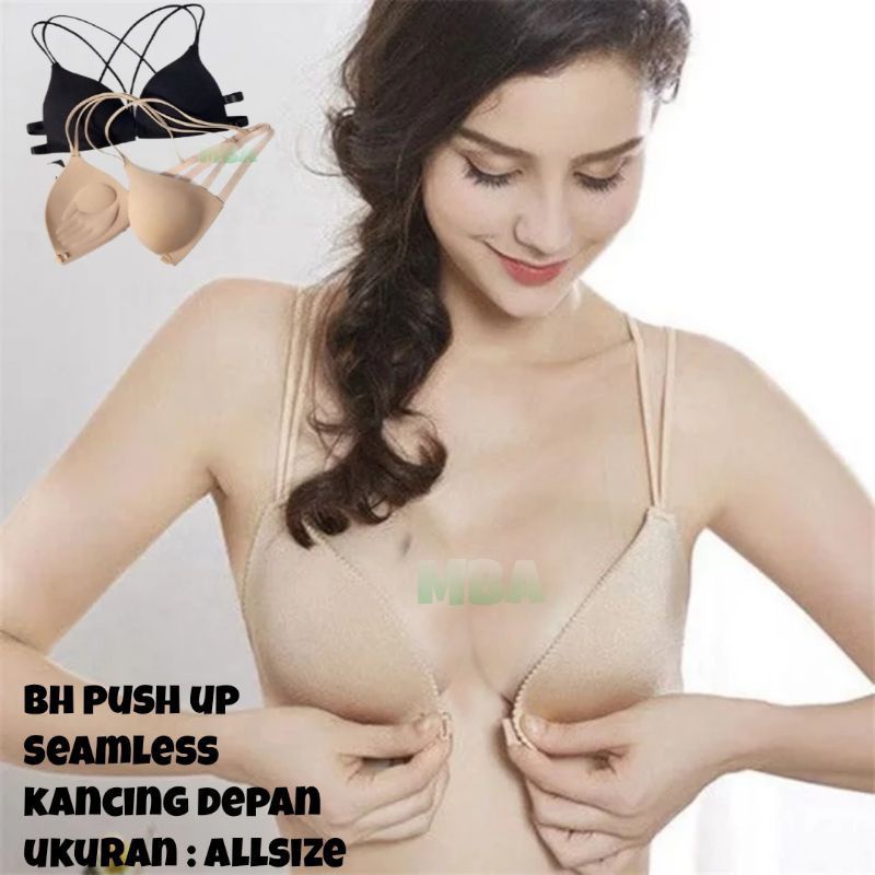BH PUSH UP - BH SEAMLESS - BH KANCING DEPAN - BRA FASHION IMPORT - BH BUSA TANPA KAWAT
