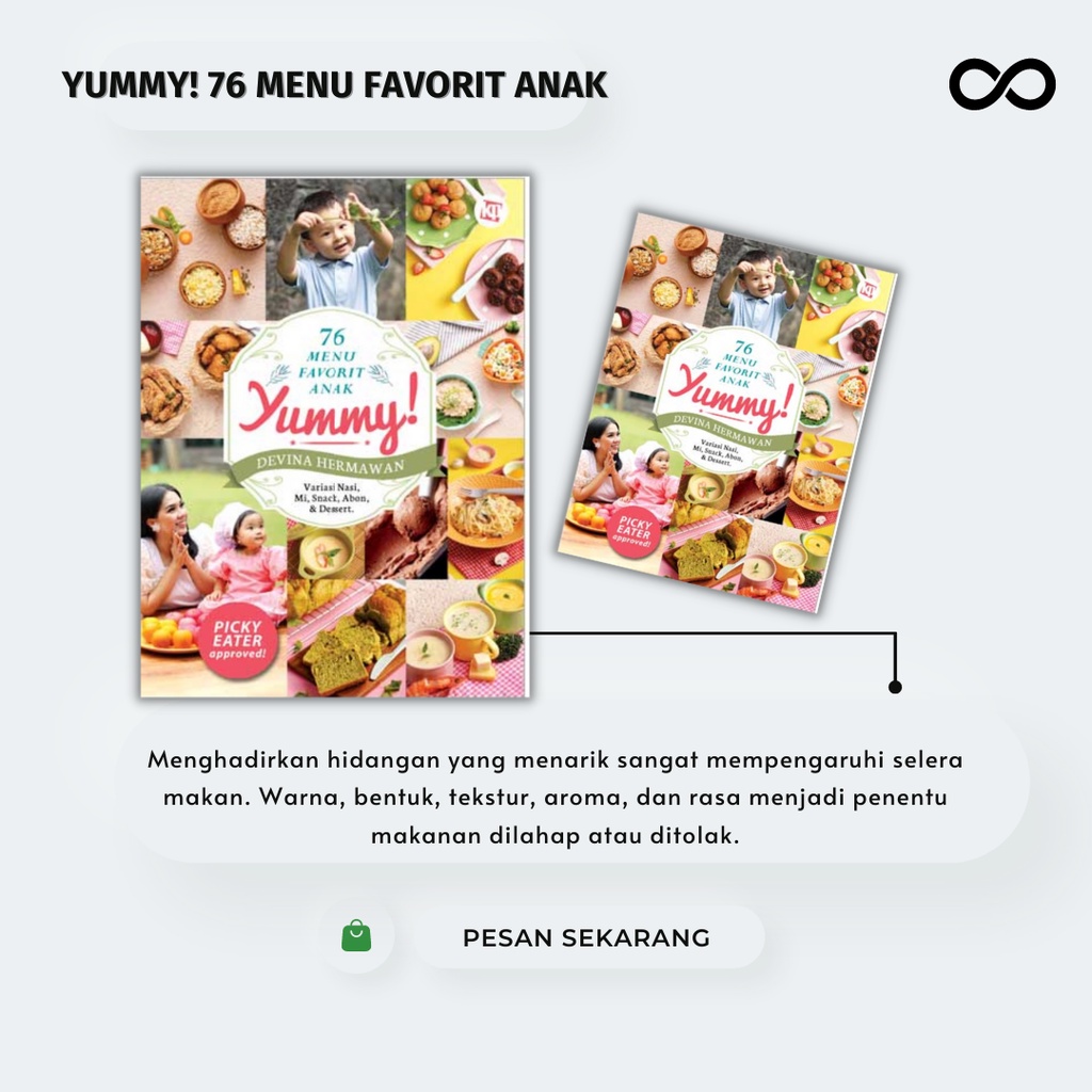 

YUMMY! 76 MENU FAVORIT ANAK - DEVINA HERMAWAN