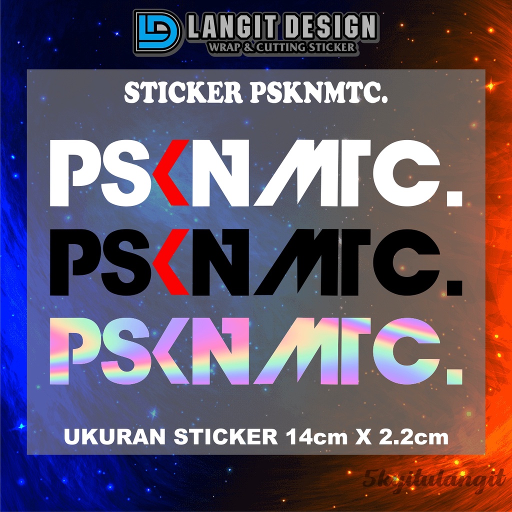 Stiker psknmtc.
