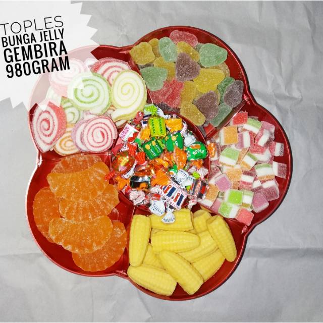

Toples Bunga Jelly Gembira 980gram