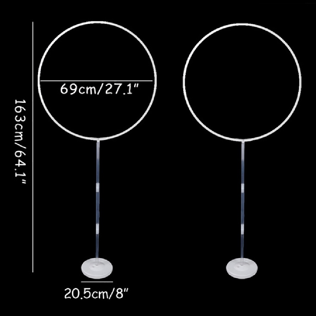 Stand Holder Balon Bentuk Lingkaran Ukuran 163x73cm Untuk Dekorasi Pernikahan