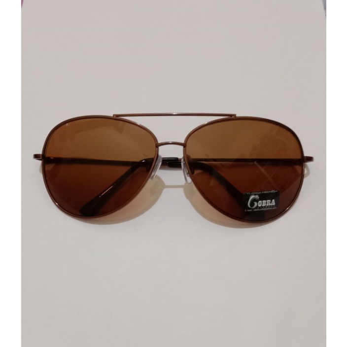 kacamata Fashion Pria Wanita Unisex Gaya Retro Lensa Coklat-1002 SG KP