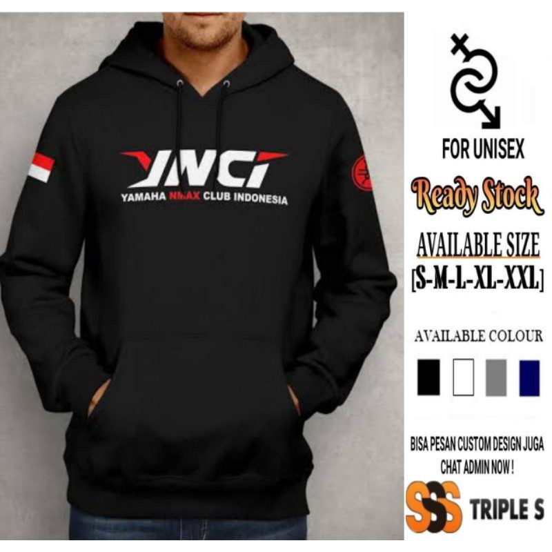 HOODIE JUMPER YNCI YAMAHA NMAX CLUB INDONESIA