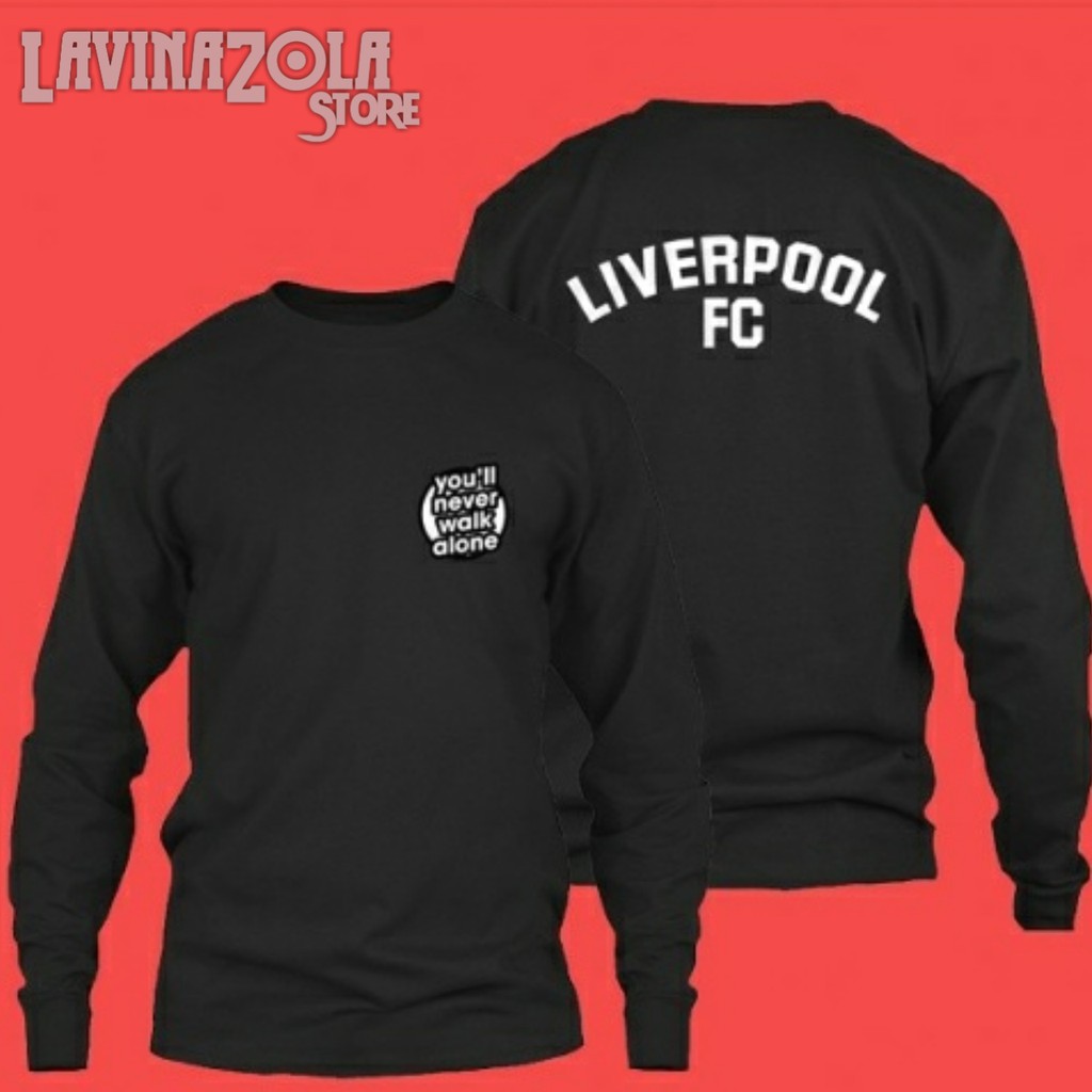 Tshirt baju kaos liverpool longsleeve lengan panjang the reds big red