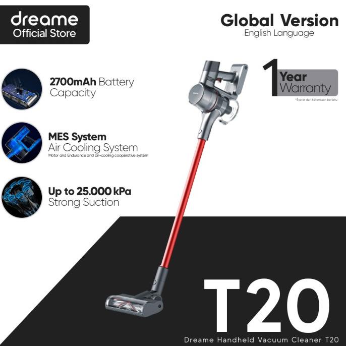 Dreame T20 Handheld Vacuum 25000Pa cordless Penyedot Debu Termurah