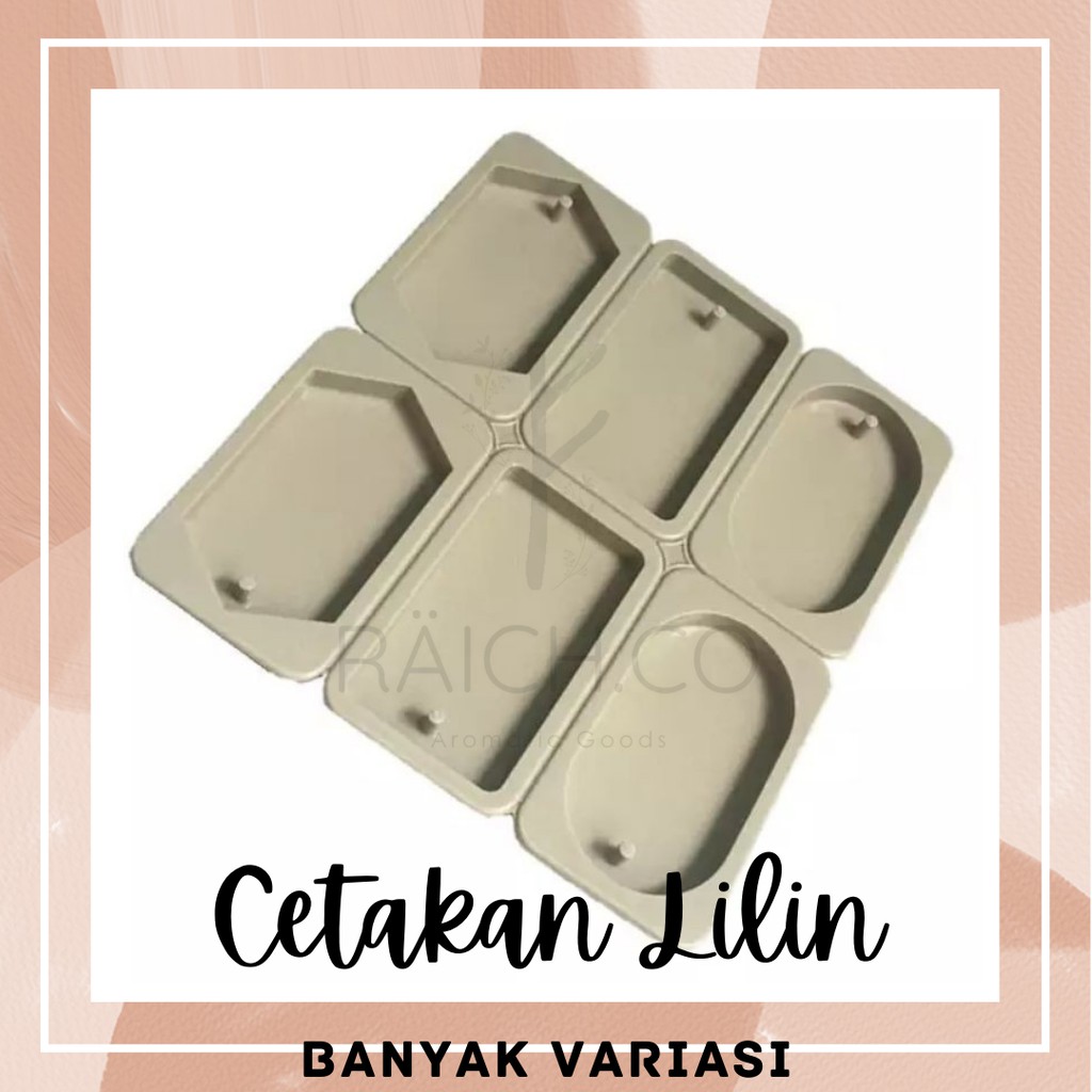 Cetakan Lilin Silikon Wax Sachet / Resin - Silicone Mold Pengharum