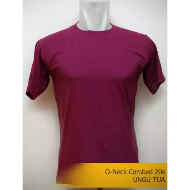 Kaos polos  cotton combed 20s