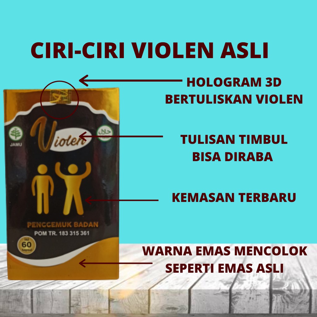 Violen Original Penggemuk Badan OBAT GEMUK FARMASI ORIGINAL SUPLEMEN MAKANAN TAMBAH BERAT |OBAT GEMU