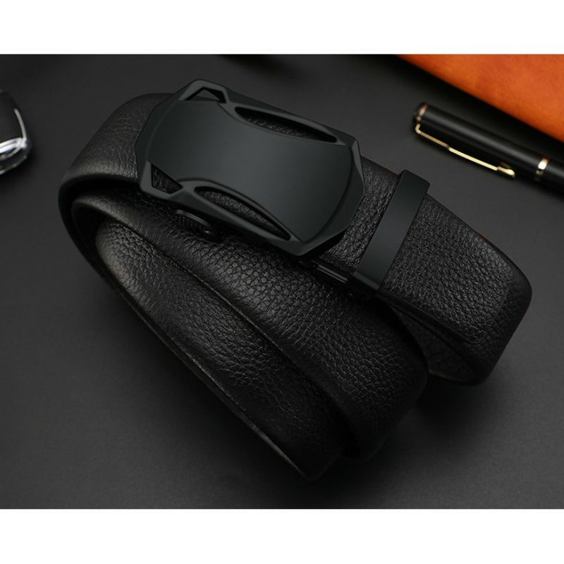 [KULIT PREMIUM] Ikat Pinggang Kulit Luxury Automatic Buckle 3.5cm