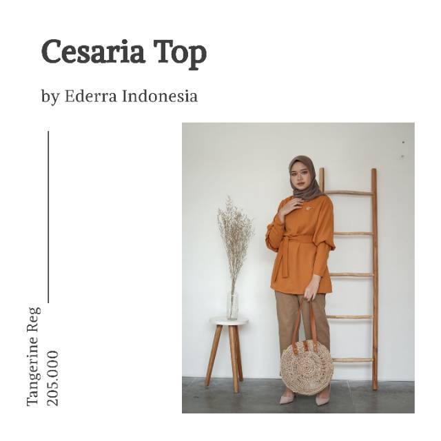 (JASTIP VIVIN) Cesaria Top by Ederra Indonesia