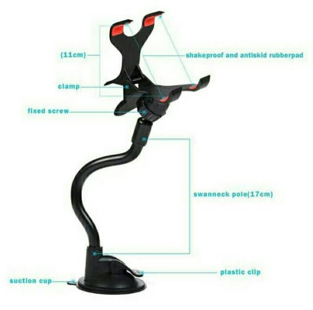 Holder handphone untuk gitar Phone holder tempel multifungsi KHG22