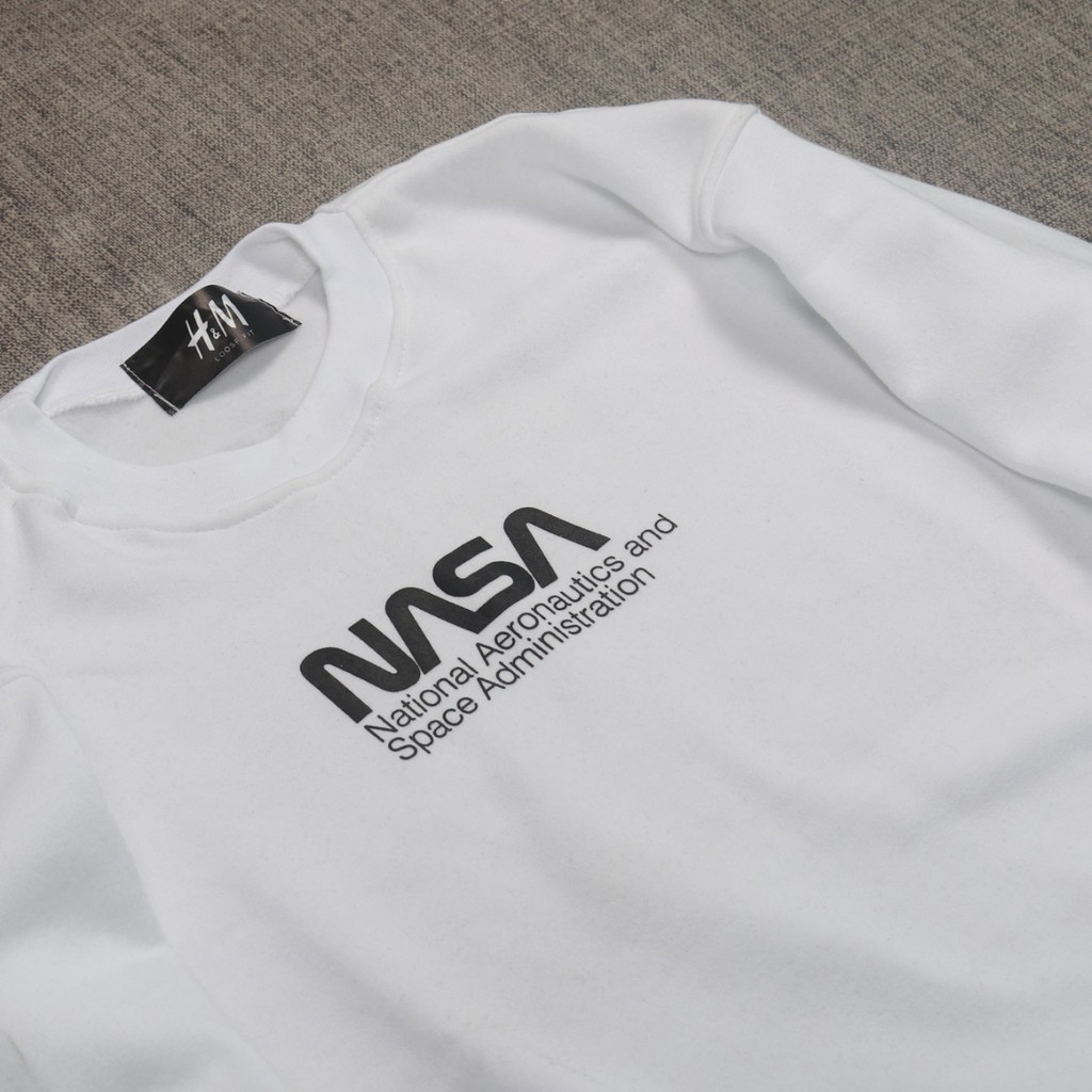 Jaket crewneck Nasa H&amp;M premium full-tag