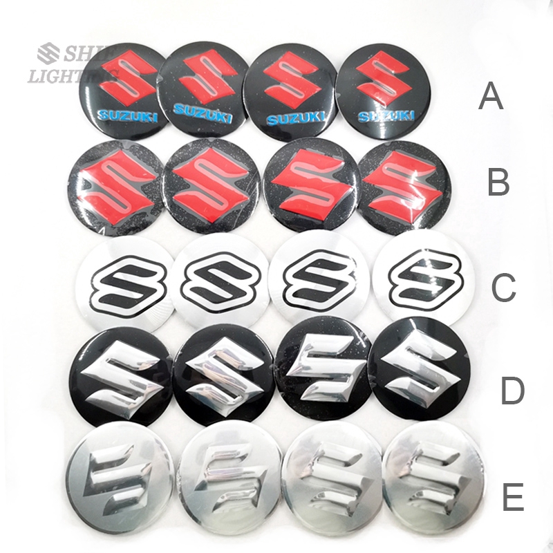 Stiker Emblem Logo Suzuki Ukuran 4x56mm Untuk Velg Hub Mobil