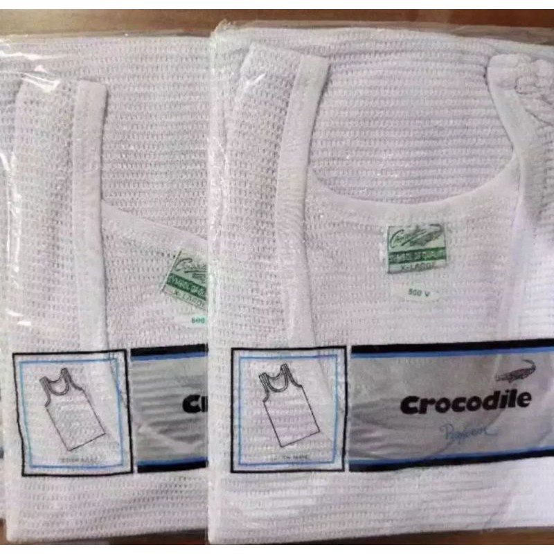 crocodile singlet jala - 3 Pcs Pakaian dalam pria / Singlet pria