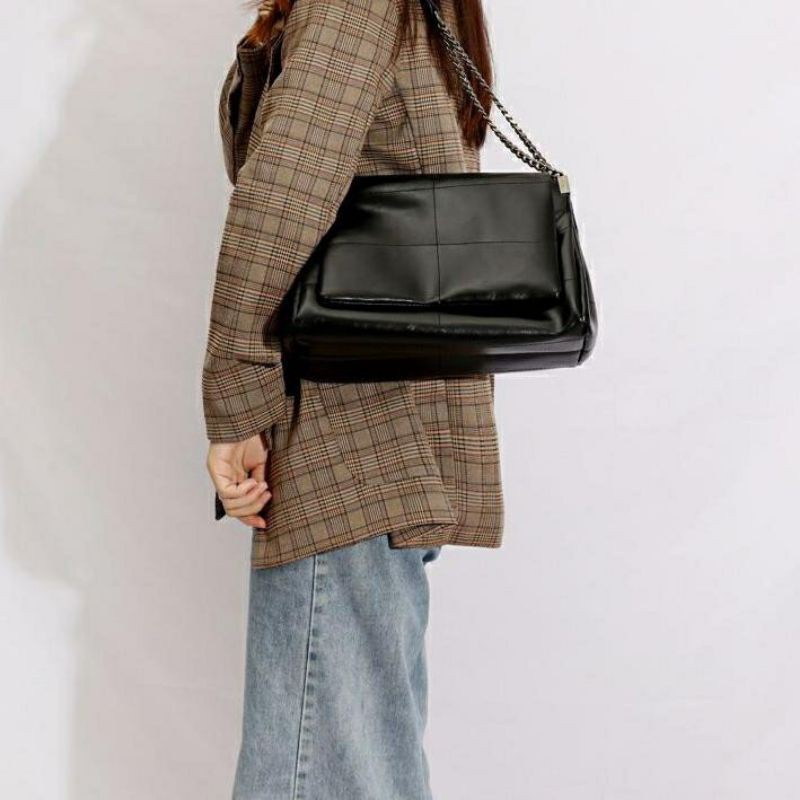 Tote Bag ZARA Wanita Import ZARA CARPENTER TOTE