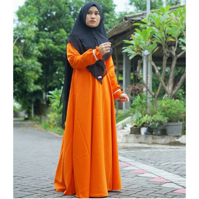 Gamis Balo Orange/Bata