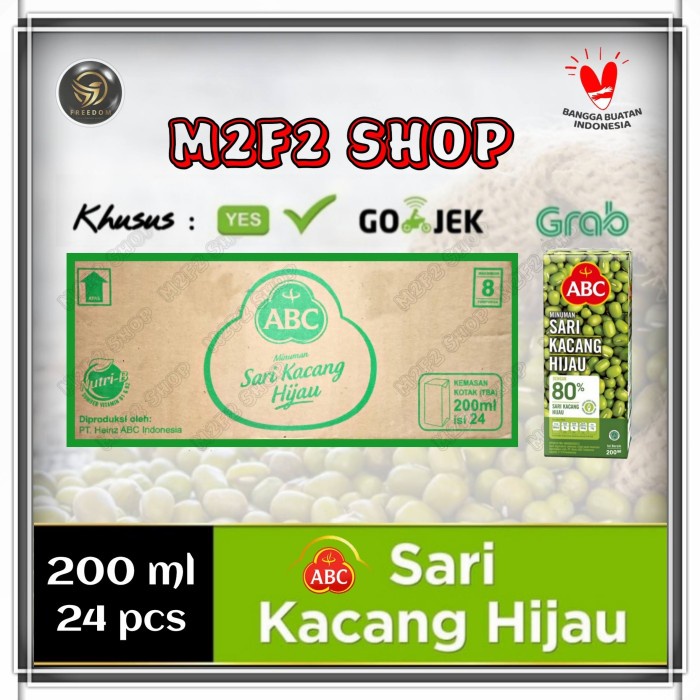 

ABC Minuman Sari Kacang Hijau - 200 ml (Khusus Gojek/Grab) (BERKUALITAS)