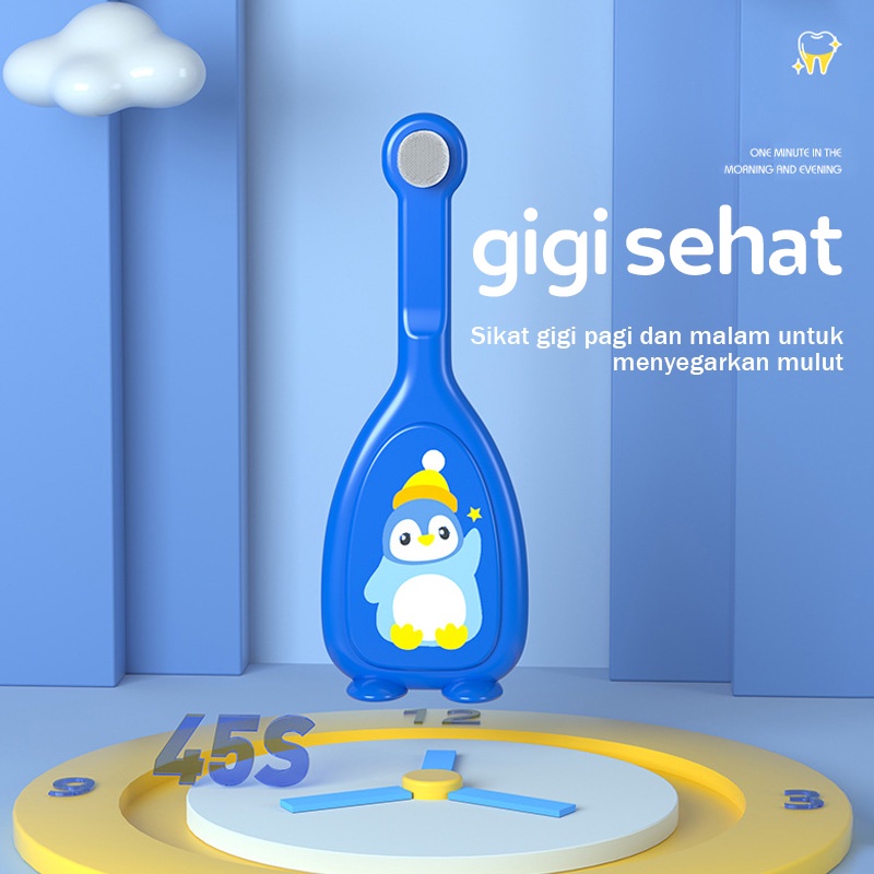 HIPPO LAND Sikat Gigi Bayi /Tooth Brush Bayi Bahan Silikon Bpa Free 265