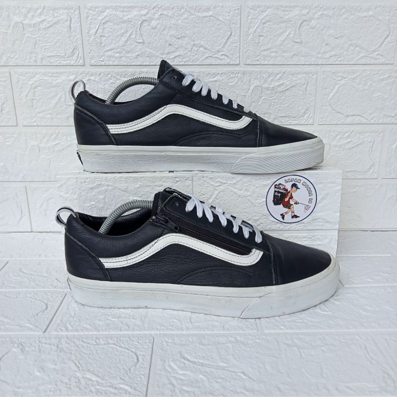 VANS OLD SKOOL LEATHER ZIPPER