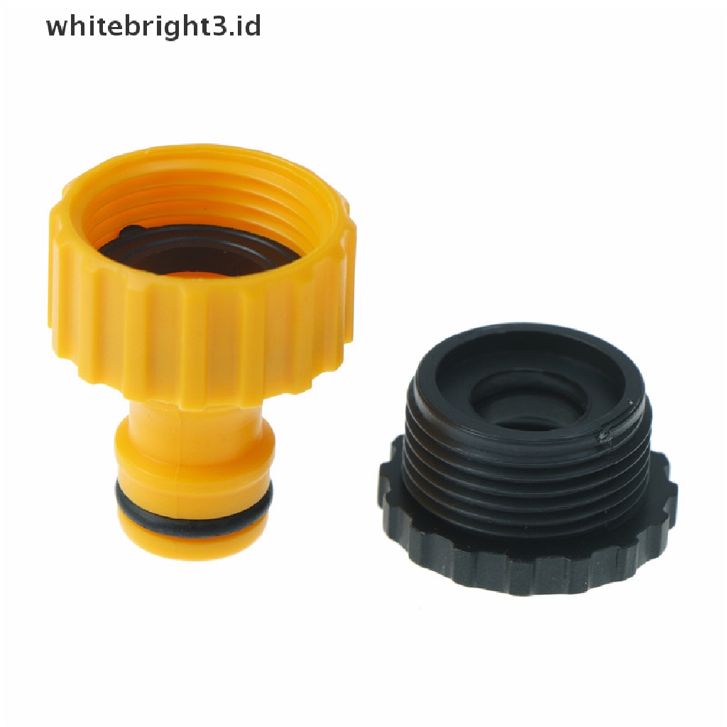 (whitebright3.id) 3pcs Adapter Konektor Selang Air 1 / 2 &quot;Untuk Irigasi Taman