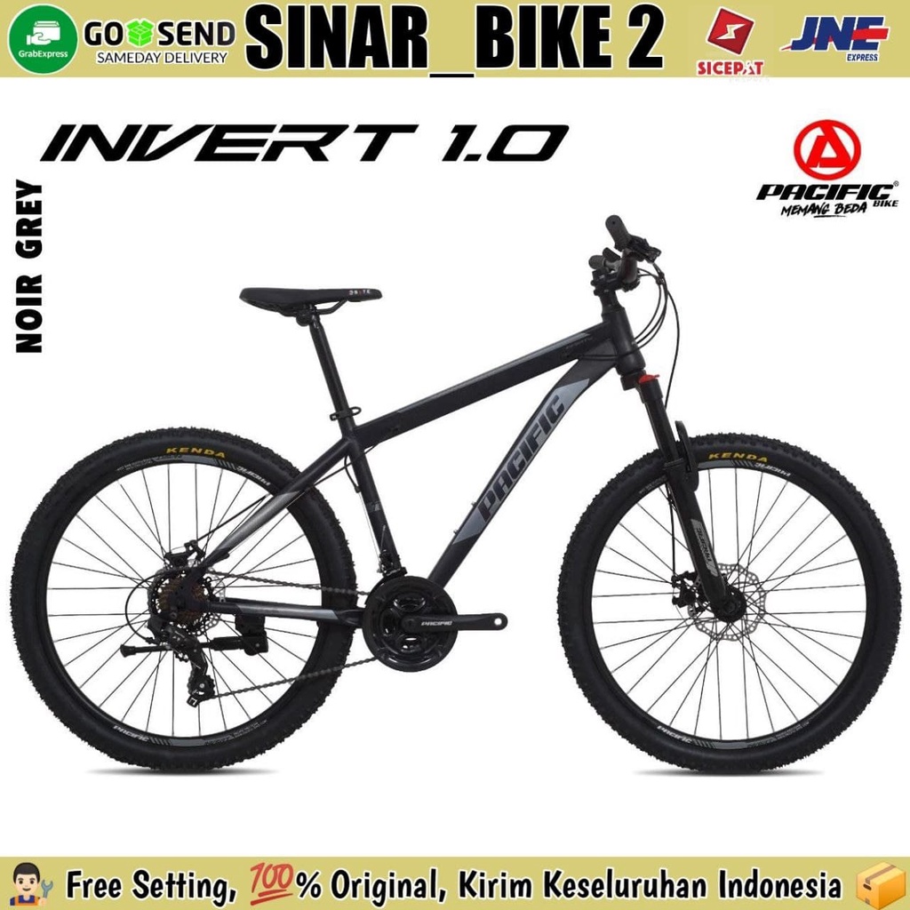 Sepeda Gunung MTB Pacific 24 &amp; 26 Inch Invert 1.0 Shimano 3x7 Speed