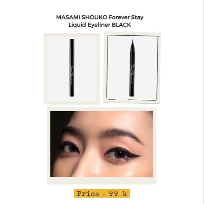 ⚡ ANTI KW Masami Shouko Forever Stay Liquid Eyeliner BLACK Limited