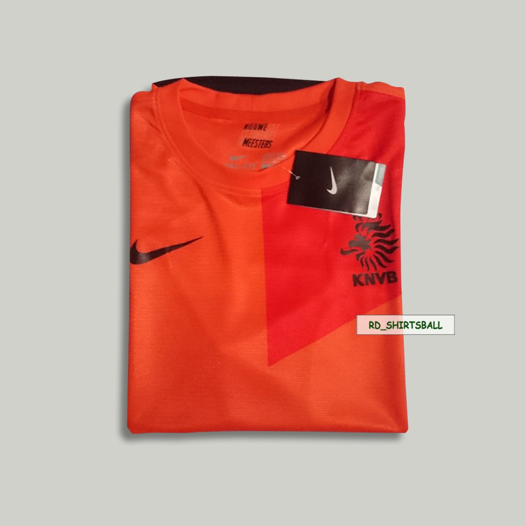 Jersey Baju Bola Netherlands Home 2013 Player Issue Thailand Belanda Hollands Oren PI Import