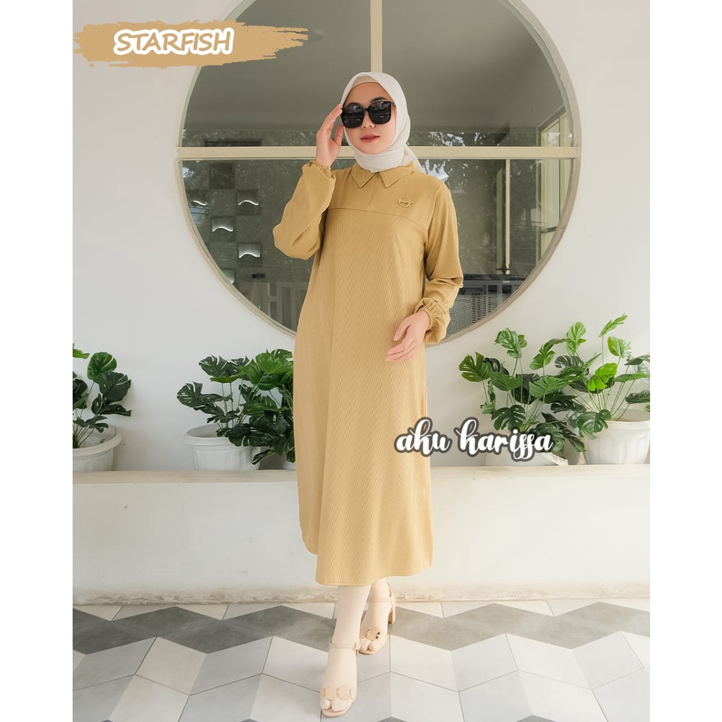 MIDI DRESS AYUDIA DAN GAMIS MELYSA AKU KARISSA ORIGINAL akukarissa dress muslim karisa busana muslimah ootd fashion terbaru lebaran busui bumil ecer grosir reseller dropship seragaman pastel shabby longdress