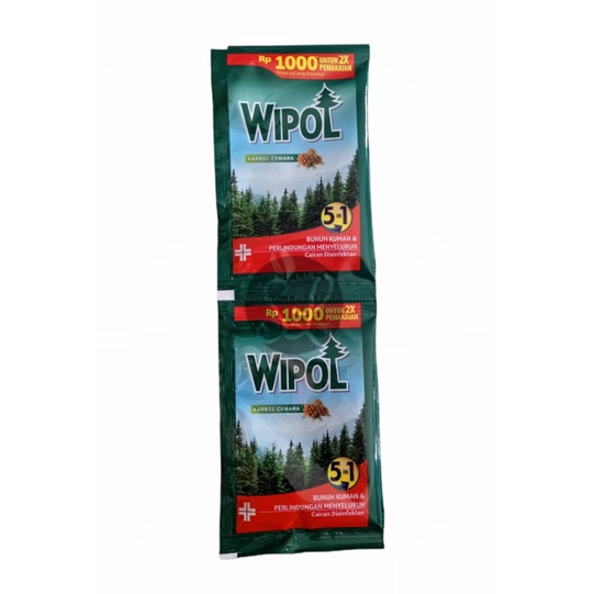 Wipol Karbon Cemara Wipol 40ml Sachet 1000an Renteng 5in1 Wipol 1000 Isi 6pc Sachet