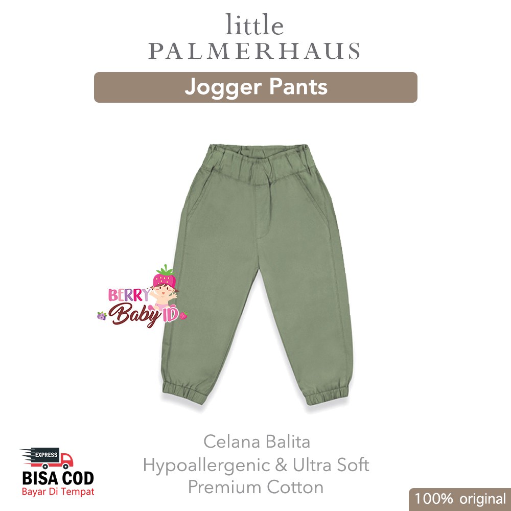 Little Palmerhaus Jogger Pants Celana Bayi Anak Jogger Berry Mart