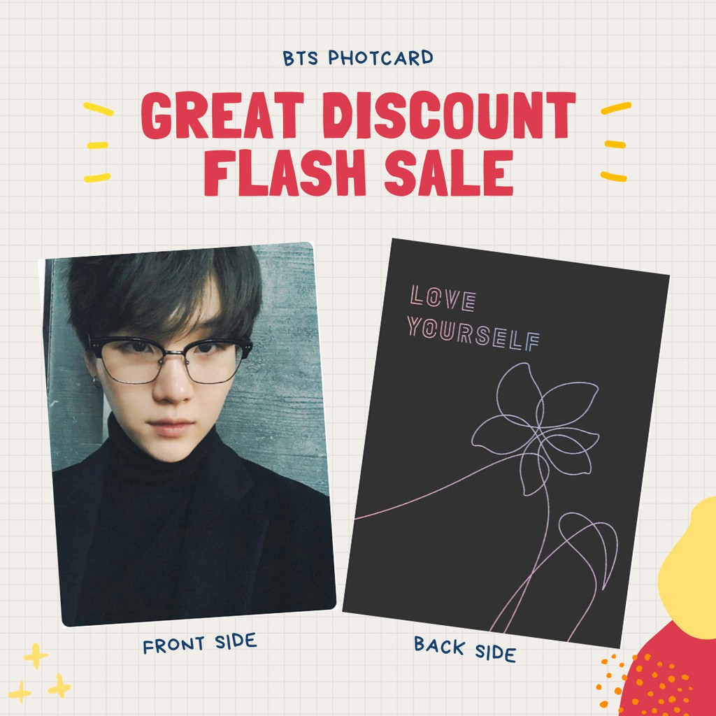 Photocard BTS - Suga003 - AR Limited Edition