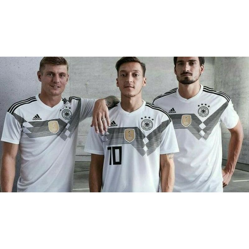 Jersey Timnas Jerman Home World Cup 2018 Baju Olahraga Sepak bola futsal Grade Ori Thailand