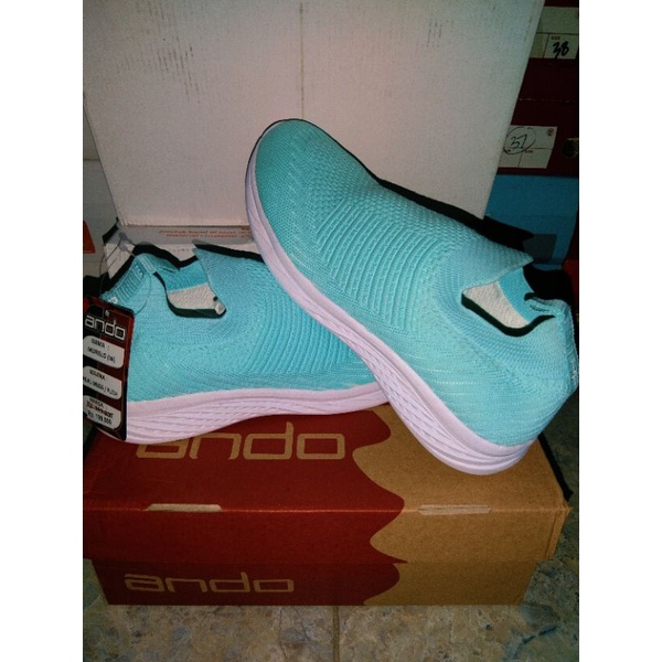 sepatu rajut wanita slip on Ando orginal 37-40