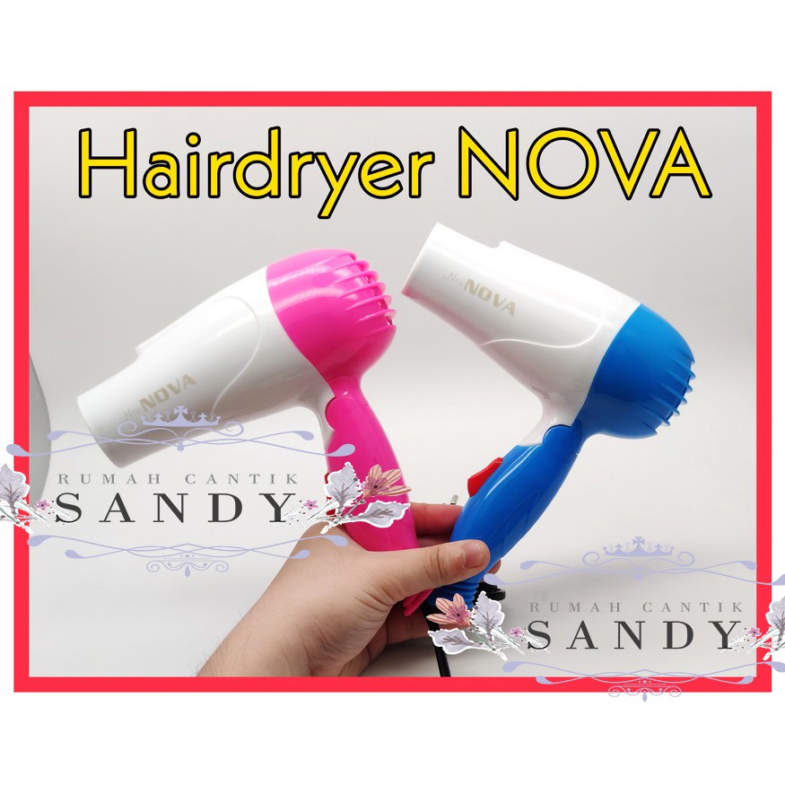 NOVA 1290 ~ Alat Pengering Rambut ~ Hair Dryer / Hairdryer Lipat