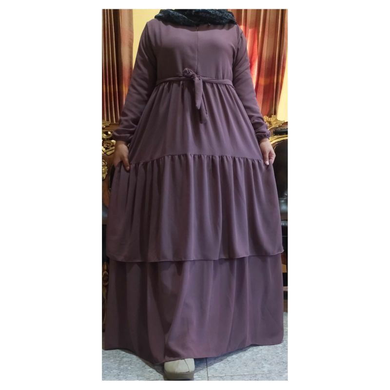 Gamis Ceruty Babydoll Malaysia Zapin Busui ya kakak