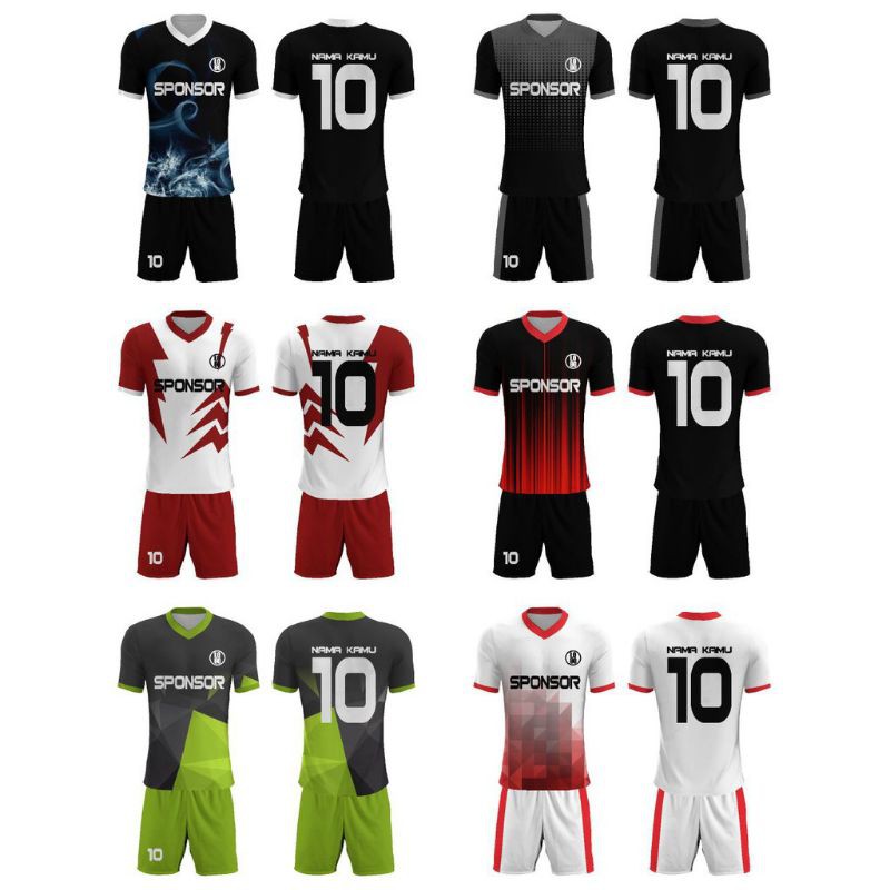 Bikin Jersey Futsal Custom , Baju Kaos Jersey Setelan