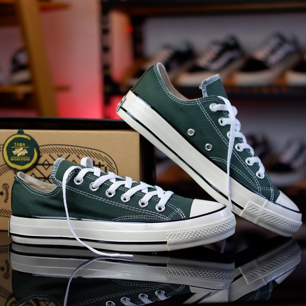 (BISA COD) SEPATU 70s LOW DARK GREEN PREMIUM SNEAKERS PRIA WANITA IMPORT