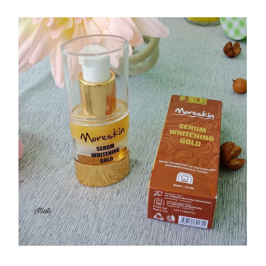 SERUM WAJAH MORESKIN SERUM GOLD NASA