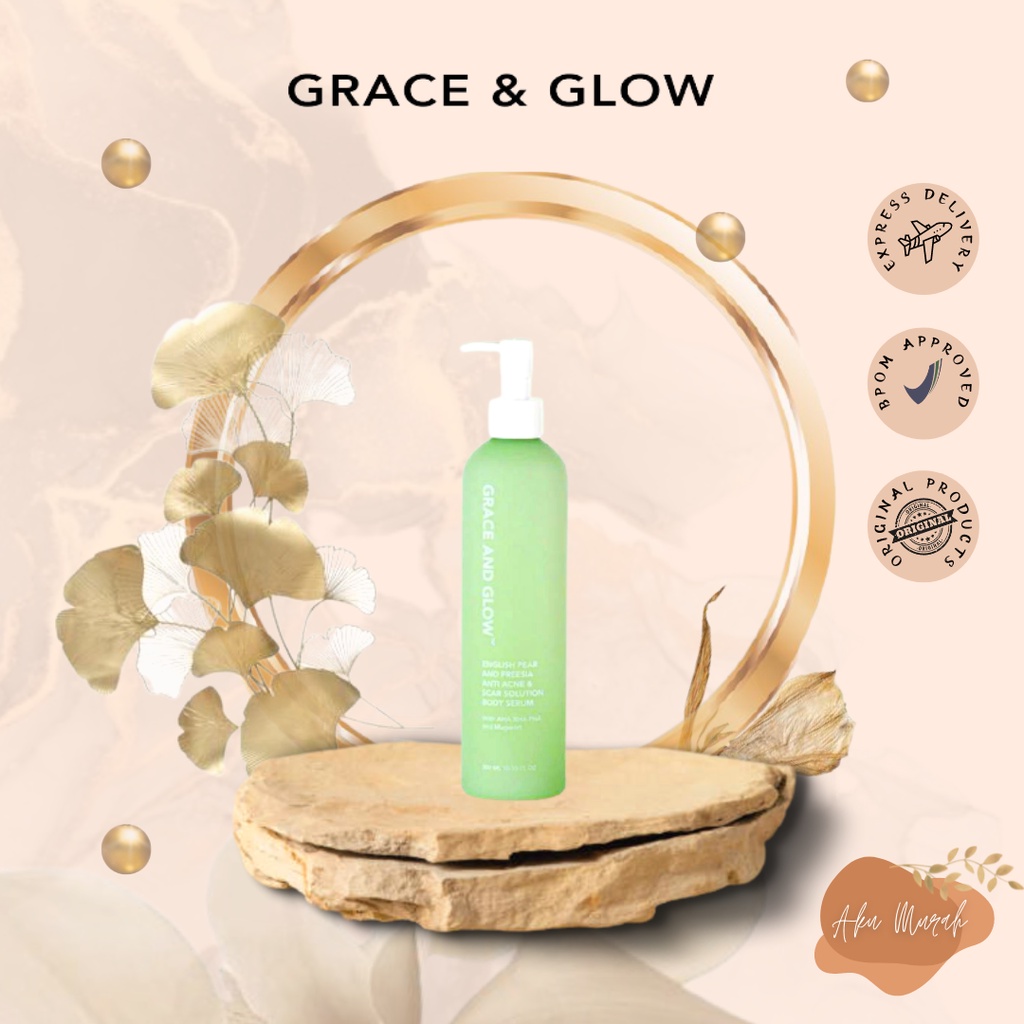 ✨ AKU MURAH ✨Grace and Glow Body Serum English Pear